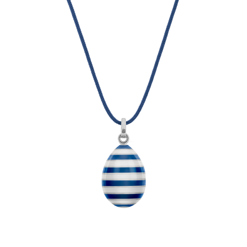 Easter Egg pendant EGGS IN STRIPES